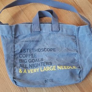 Figs grey tote bag..